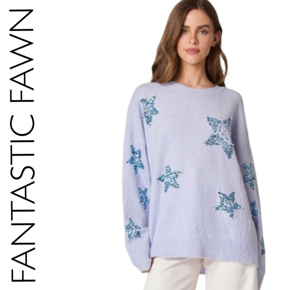 Fantastic Fawn Sweaters - 996: FANTASTIC FAWN NEW SWEATER PERIWINKLE (R2)